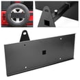 thumbnail image 1 of Cadre de Plaque d'Immatriculation Porte-Plaque d'Immatriculation Voiture Accessoire Extérieur Voiture Roue de Secours Arrière Support de Plaque d'Immatriculation Adapté pour JK 2007-2017, 1 of 8
