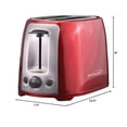 thumbnail image 3 of Brentwood Appliances Tostadora con Ranura Extra Ancha de 2 Rebanadas Cool Touch - Roja, 3 of 5