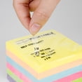 thumbnail image 5 of Houselabels (18 Packs) Sticky Notes 3x3 Inches, Self-Stick Notes, Easy to Post Notes for Home, Office, 6 Colors/100 Sheets Each Color, 5 of 8