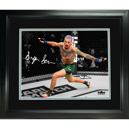 

Framed Sean O Malley UFC Facsimile Laser Engraved Signature Auto 12x15 MMA Photo HOFSM Holo