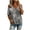 Gray, variant on Women's Cold Shoulder Shirts Short Sleeve V Neck Graphic Tops for Summer Casual Outfits