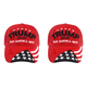 thumbnail image 1 of Trump 2024 Béisbol Bordado EE. UU. Sombrero Deportivo para Al Aire Libre () Rojo, 1 of 6