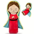 thumbnail image 5 of Guadalupe Virgin Plush Doll Guardian Angel Baptism Jesus Plush Toy Children Baptism Religion Easter Christmas Gift, 5 of 8