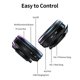 thumbnail image 3 of Foldable BT 5.0 Headset Wireless&Wired Headset with Breathing Light Support TF Card Playing Stretchable Headband, Black&Red, 3 of 5