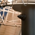 thumbnail image 4 of Bristol 58" Floor Lamp 68277 with 2" bronze tube body and random weave walnut wicker barrel shade, 4 of 5