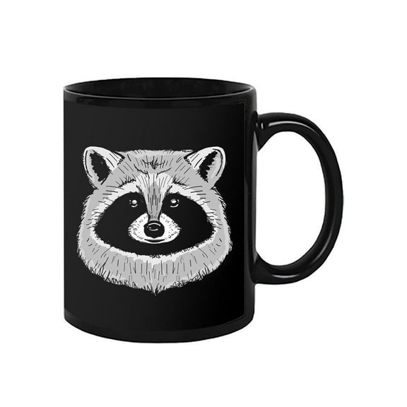 Adorable Raccoon Face Mug - Image by Shutterstock,