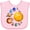 AD-Pink, variant on Sun and Planets- Yes, and Pluto Boys or Girls Baby Bib