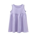 thumbnail image 1 of Nmmacb Robes à Bretelles Spaghetti pour Petites Filles 2-10 Ans Robes Midi Sans Manches pour Tout-Petits Filles Été Décontracté Robe d'Été Ligne A, 1 of 9
