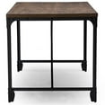 thumbnail image 3 of Baxton Studio Bureau Grison en Chêne Rustique et Bronze Antique, 3 of 5