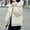 Beige, variant on Paiwinds Women's Winter Cotton Jacket with Large Collar, Down Filled Long Sleeve Coat with Thick Padded Design, Outerwear for Cold Days and Maximum Warmth Protection