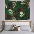 thumbnail image 2 of GZHJMY Tapestry Wall Hanging Camouflage Star Skull Tapestry Decorative Wall Blanket Bedding Tapestry for Bedroom Living Room Dorm 80x60 inch Gift Decor, 2 of 7