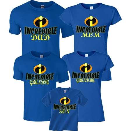 

Halloween Matching Christmas T-Shirts Incredible Family MOM DAD KIDS GoCustom