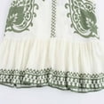 thumbnail image 5 of Delliss Women's Boho Summer Dress Fashion Print Layered Pleated Bell Sleeve Casual V Neck Flowy Beach Mini Dresses, 5 of 7