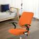 thumbnail image 4 of Fundas elásticas para asiento de silla de oficina, de jacquard, extraíbles, lavables y antipolvo. Conjunto naranja, 4 of 9