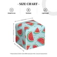 thumbnail image 4 of Logiee Tissue Box Cover 5X5X5'' PU Leather Tissue Holder Square Tissue Cube Box Organizer for Bathroom Vanity Countertop,Car,Night Stands,Office,Home,Kitchen (Watermelon), 4 of 8