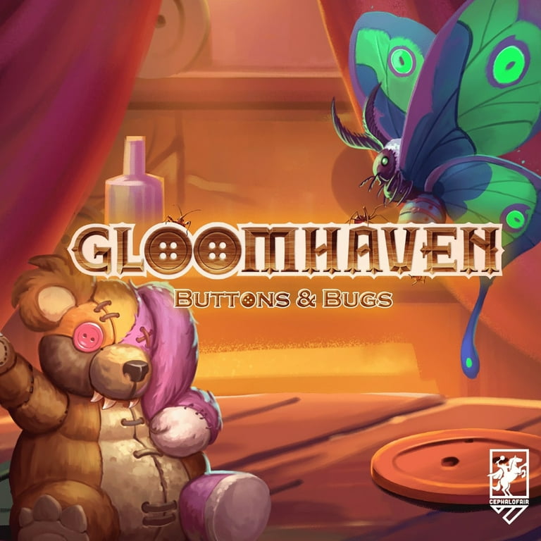 Gloomhaven Cephalofair Games Buttons & Bugs - A Solo Play Game W/Playstyle Similar to in A Fraction of The Size, Ages 14+, 1 Player Gloomhaven Cephalofair Games Buttons & Bugs - A Solo Play Game W/Playstyle Similar to in A Fraction of The Size, Ages 14+, 1 Player