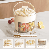 SYKIXIB 2-Pack Ice Cube Trays with Lids & Storage Bin - Easy Release Silicone Mold for Freezer, Perfect for Whiskey, Cocktails, Coffee & Drinks