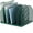 Green, variant on Desktop File Organizer with 5 Compartments, Metal Mesh Desk Document Holder.