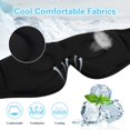 thumbnail image 3 of Bluetooth Sleep Mask 3D Sleeping Mask Auriculares Auriculares de música Auriculares para dormir con altavoz HD incorporado Perfecto para meditación Airplane Side Sleepers, 3 of 7