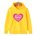 thumbnail image 5 of Suéter con estampado de Barbie para niños y niñas, sudadera de manga larga con capucha, estilo Kawaii, ropa para bebés y niños, primavera y otoño, 5 of 5