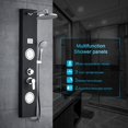 thumbnail image 2 of Shower Panel Tower System with Rain Shower  Body Jets and Handheld  Multi-Function Shower Column with Temperature Display and Adjustable Shower Arm  Stainless, 2 of 8