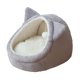 thumbnail image 4 of Cama para gatos, cueva, suministros para mascotas, nido para gatos semicerrado calmante para cachorros, gatitos y gatos Gris Medio Yuyangstore Camas para gatos, 4 of 8