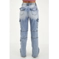 thumbnail image 3 of Jeans cargo Wide Leg Balam /Juvenil, 6404 (Medio) azul CH, 3 of 6