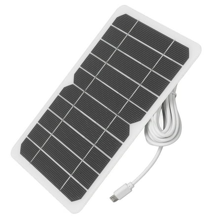 

5W 5V DIY Solar Charger High Conversion Efficiency Portable USB Micro Output Solar Panel Lightweight For Solar Street Light