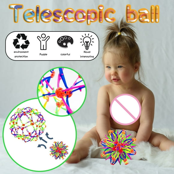 Children's Puzzle Telescopic Deformation Toy Variety Flower Toy Becomes Larger And Shrinkable Elastic Large Outdoor Throwing And Catching Toy Foam Finger #1 Sensory Flipping Shirt Alphabet Games for
