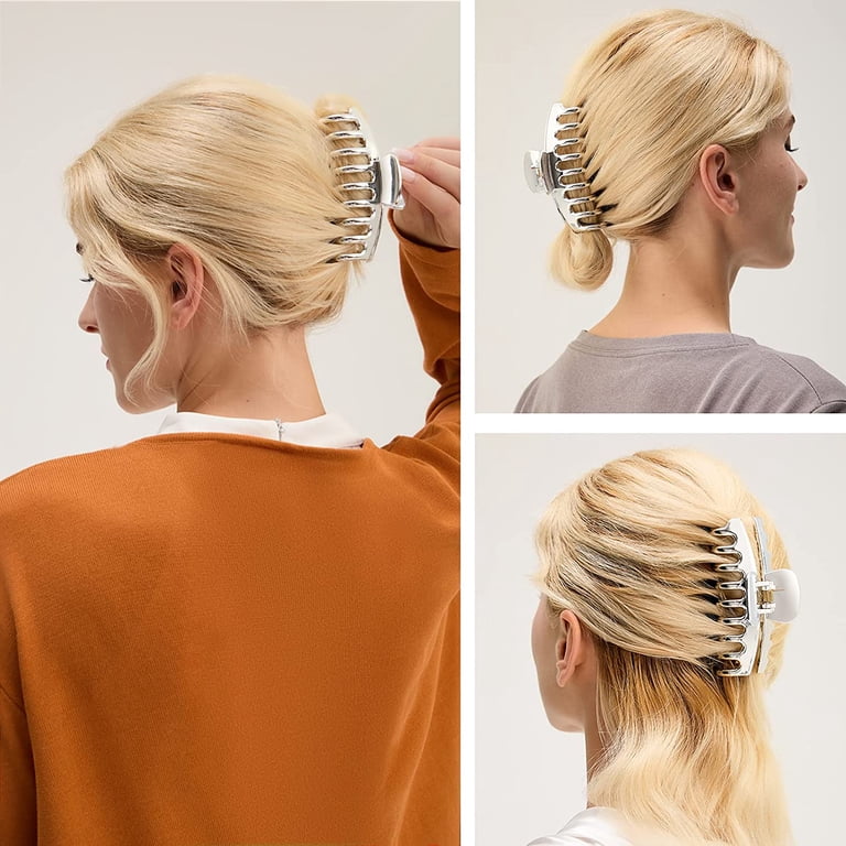 40 Pcs Large Acrylic Hair Claw Clips Non-slip Strong Hold Barrettes Bulk Amazon.com : Yunlly 48 Pcs 4.1 Inch Claw Clips Bulk Large  main image 4
