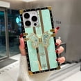 thumbnail image 3 of Fashion Retro Style Electroplating Rhinestones Phone Case For iPhone 16 Pro Max 15 Plus 14 13 12/12pro 11promax Creative Butterfly Bracket Protective shell, 3 of 9