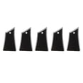 thumbnail image 2 of Rod Cover Plate, Black Board White Line 5Pcs Electric Guitar  Rod Plate Easy To Install  For Replacement, 2 of 8