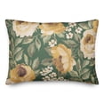 thumbnail image 2 of Creative Products Yellow Flowers Green 14 x 20 Indoor / Outdoor Pillow, 2 of 3