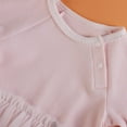 thumbnail image 2 of Eleanos Casual Newborn Baby Girl Outfit Solid Color Clothes Top Romper Lace Skirts, 2 of 5