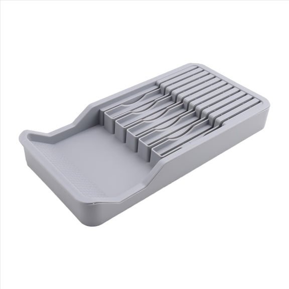Knife Holder, in Drawer Block Holder with Expandable Cutlery Tray Kitchen Organizer Insert-Holds 11 Knive