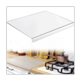 thumbnail image 3 of Acrylic Chopping Boards for Kitchen Counter with Lip, 45 x 35 Clear Acrylic Non- Transparent Chopping Board, 3 of 5