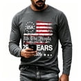 thumbnail image 4 of LPKRT Men Patriotic Long Sleeve T Shirt - 250Th Anniversary Crewneck Tee, Soft Breathable Top(Dark Gray-S), 4 of 4