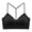 Black, variant on Bras Womens Seamless T Back Everyday Bra With Adjustable Strap Breathable Fit Everyday Bras