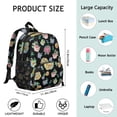 thumbnail image 2 of Bright Vintage Floral Backpack - Ergonomic & Breathable for School, 2 of 6