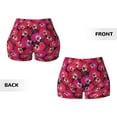 thumbnail image 5 of Picia Orchids Flowers Printed Workout Shorts for Women Seamless Scrunch Butt Lifting High Waisted Yoga Gym Booty Running Moisture-wicking Short Pants-Medium, 5 of 9