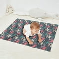 thumbnail image 2 of DarkGreen Dinosaurs Pattern Blanket,Comfortable Soft Flannel Throw Blanket,All Season,Warm Lightweight Blankets for Sofa Bed Couch Living Room Chair,30"x40", 2 of 4