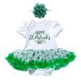 thumbnail image 1 of Gibobby Ropa Para Bebe Infant Baby Newborn Print Girls Boys Fall manga corta St. Patric.k's Day Romper Body Dress Ropa(D, 12-18 Meses), 1 of 4