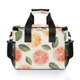 thumbnail image 7 of FORMRS Insulated Cooler Bag 24 Cans Capacity Soft Leakproof Lunch Box with Side Pockets, Watercolor Orange, 7 of 7