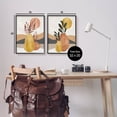 thumbnail image 3 of Boho Botanical Sprigs Landscape Botanical & Floral Graphic Art Black Framed Art Print Wall Art, Set of 2, 3 of 8