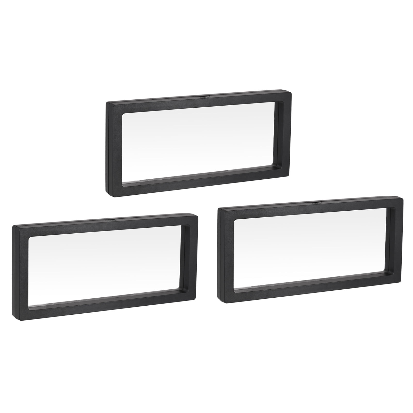 2-Pack Floating Display Case – Jewelry Looks Like It’s Floating! 18cm X 18cm Black Frame