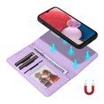 thumbnail image 2 of for Samsung Galaxy A13 4G Phone Case Wallet & Cash Slot,Flip Kickstand Cover [2 in 1 Detachable Credit Card Holders] Premium PU Leather Purse Wrist Strap Case for Samsung Galaxy A13 4G,Purple, 2 of 10
