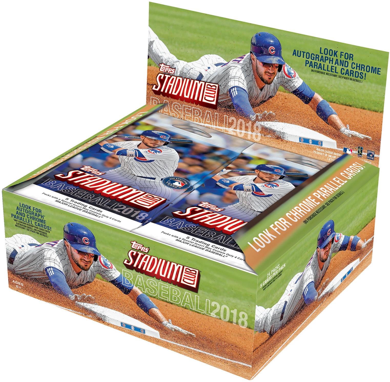 2018 Topps Stadium Club Baseball Retail Display Box - Walmart.com