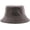 Gray, variant on Unisex Corduroy Fishermen Bucket Hat Solid Casual Outdoor Hiking Traveling Cap