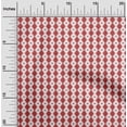 thumbnail image 2 of oneOone Velvet Red Fabric Asian Ikat Craft Projects Decor Fabric Printed By The Yard 58 Inch Wide, 2 of 4