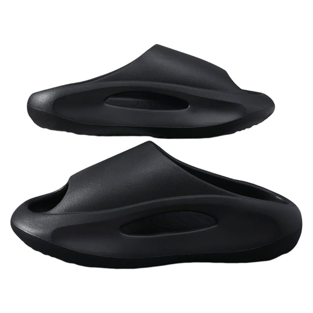 WDOplteas Summer Sneaker Plataforma antideslizante Beach Sports Slides (44-45 Black)